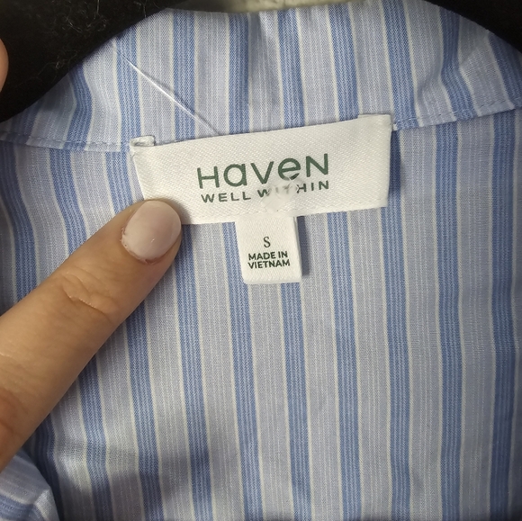 NWOT Talbots Heaven Well Within PJ Poplin Top Size Small - Picture 3 of 4